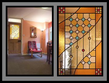 Contemporary Stained Glass Interior Door Tim Gill